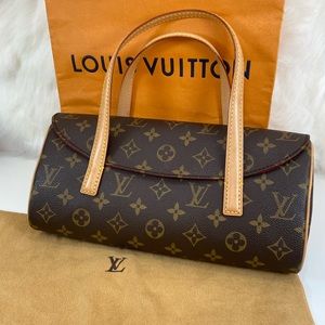 ❌❌SOLD SOLD❌❌💯% Authentic LV SONATININE Monogram Canvas in Leather Flap Handbag